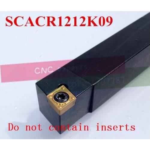 SCACR1212K09 12*12mm Metal Lathe Cutting Tools Lathe Machine CNC Turning Tools External Turning Tool Holder S-Type SCACR/L