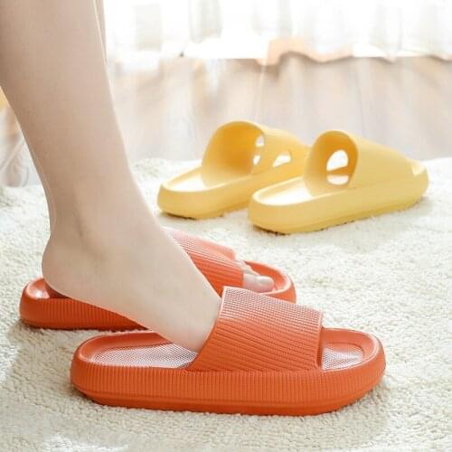 Thick Platform Slippers Women Indoor Bathroom Slipper Soft EVA Anti-slip Lovers Home Floor Slides Ladies Summer Shoes