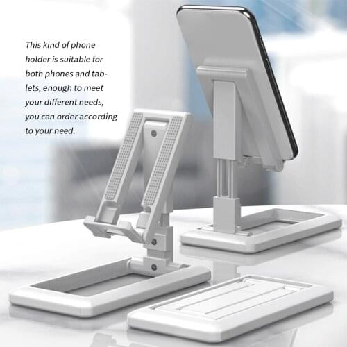 For Samsung Foldable Tablet Mobile Phone Desktop Phone Stand for iPhone Desk Holder Adjustable Desk Bracket Phone Stand