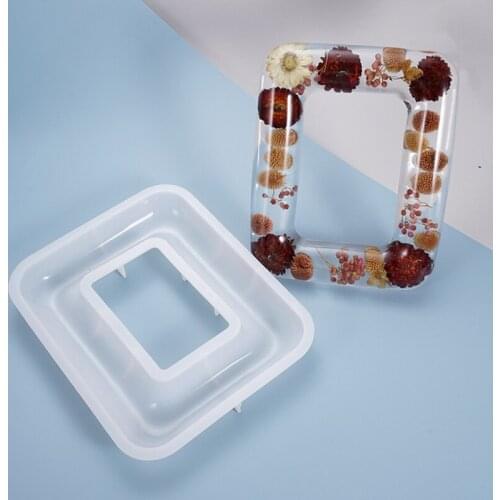 Photo Frame Rack Silicone Mould DIY Crystal Epoxy Mold Hand Craft Making Supplies