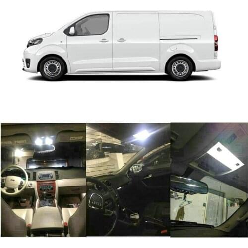 LED Interior Car Lights For Toyota proace box body estate mdx mdz rav4 mk4 a4 car accessories lamp bulb error free