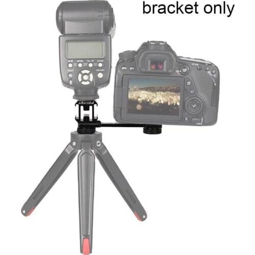 Triple Hot Shoe Mount Microphone Adapter Light Bracket 4 2 For DJI Smooth Q2 3 Accessories Osmo Osmo For Zhiyun Pocket Mobi E8M7
