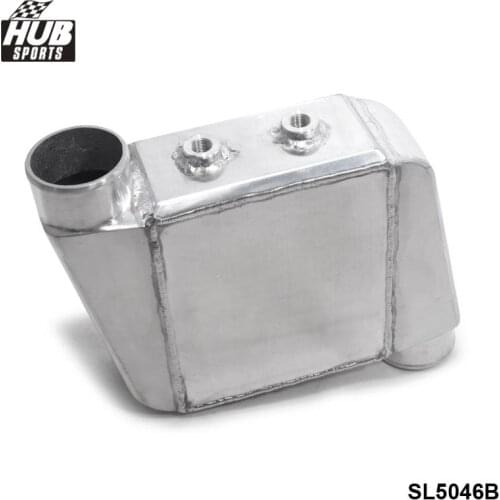Universal Aluminum Water To Air Turbo Intercooler FMIC 250 X 220 X 115mm Inlet/Outlet: 3.5" HU-SL5046B