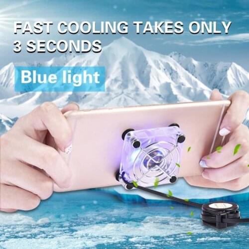Universal Portable Good Heat Dissipation Mobile Phone Tablet Radiator Cooling Fan Radiator With Non-Slip Suction Cups