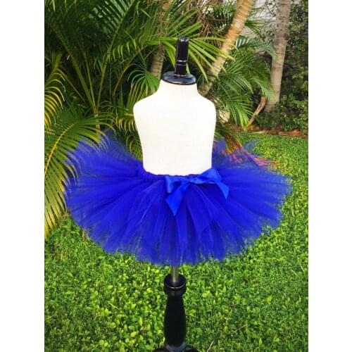 Royal Blue Kid Children Candy Tutu SkirtsGirls Tutu Pettiskirt Dance Skirt Ball Gown girl princess birthday Cloth Skirt Dress