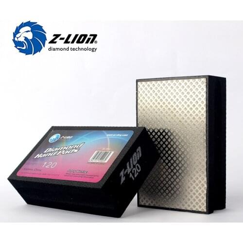 Z-LION Glass Polishing Pad 90*55mm Sanding For Glass Hand Diamond Pads Electroplated Best Quality Long Working Life