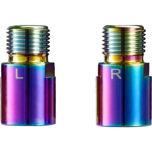 1Pair Bike Pedal Extenders Bicycle Pedal Spacers For MTB Road 9/16 Inch Bike Pedal Adapters Spacers Bike Parts