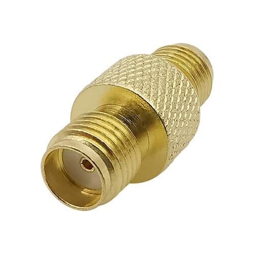1Pcs RF Adapter SMA Female to SMA Female Jack Straight High frequency RF Coaxial Connectors Coupler