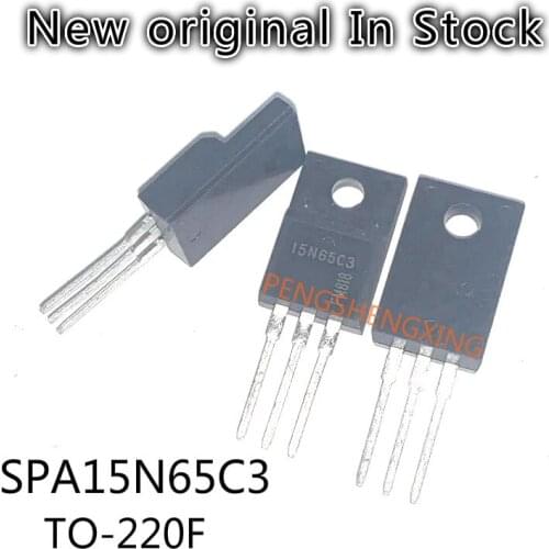 10PCS/LOT SPA15N65C3 TO-220F 15N65C3 TO220F SPA15N65 15N65 650V 15A New original spot hot sale