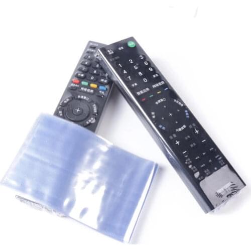 10PCS Waterproof TV Remote Control Cover Heat Shrink Film Protector Cover Air Condition Remote Control Protective Skin Case