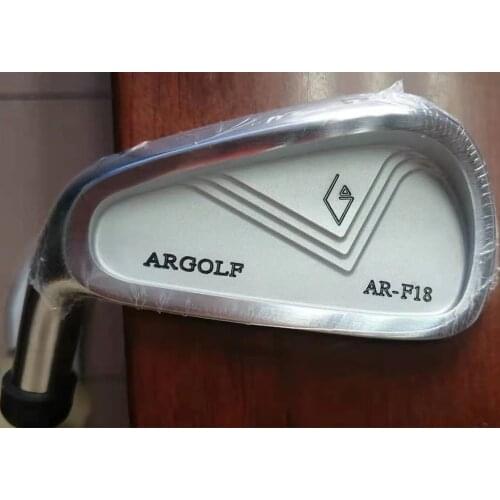 2021 New golf irons left hand ARGOLF AR-F18 Forged set ( 4 5 6 7 8 9 P ) with steel shaft golf clubs