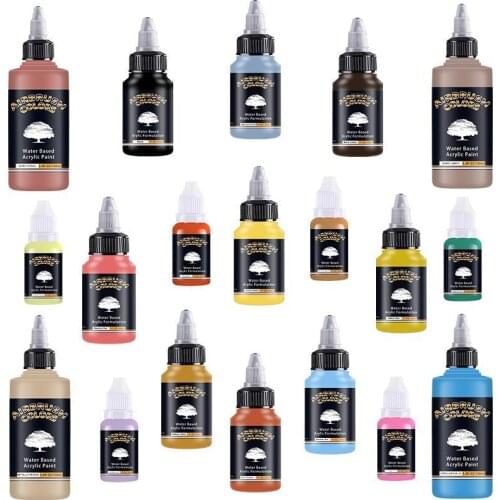 1*100ML/Bottle Airbrush Acrylic VK Liquid Make Up Pigment Professional Decoration Coloring DIY Shoes Art Tattoos Inks