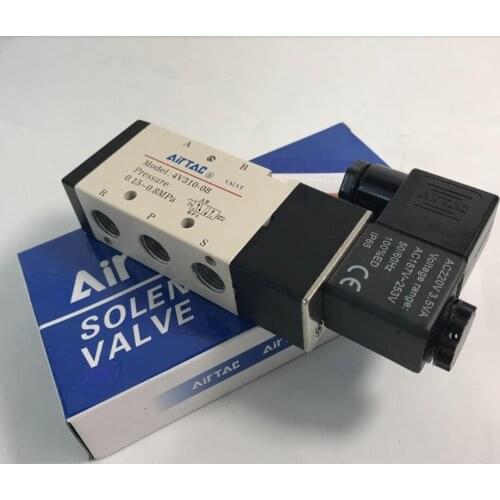 Airtac 4v310-08 24v 220v two, five-way solenoid valves cylinder solenoid