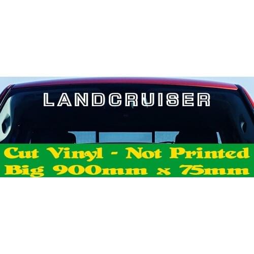LANDCRUISER 4x4 100 80 Series Windscreen accessories Stickers 900mmx75mm