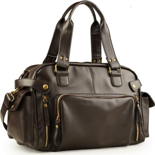 Brand Designer Travel Bag Leather Handbags England Retro Handbag Shoulder Bag Big Package Mens Travel Crossbody Bag