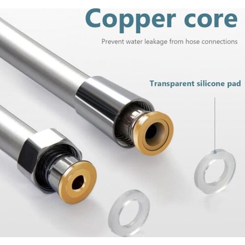 Shower Plumbing Hose Explosion-proof Wide Application Easy to Apply Heatproof Shower Head Hose Bathroom Products for Home