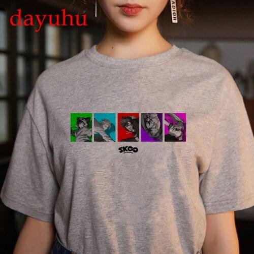 SK8 The Infinity T Shirt Men/women Cartoon Skateboard Boys Tees Unisex New Japanese Anime Tops Harajuku Graphic T-shirt Male