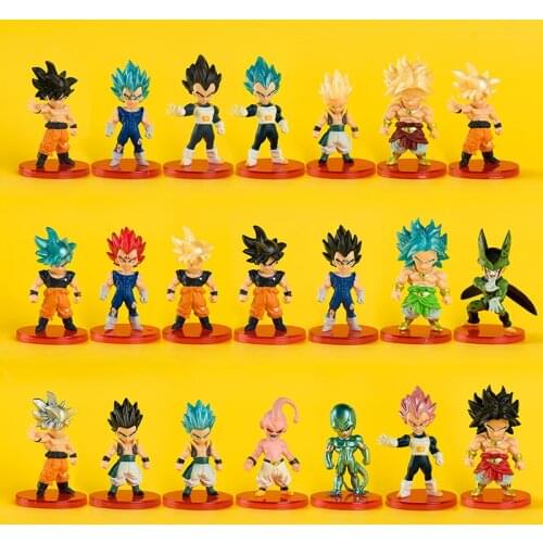Blind Box Dragon Ball Z ADV Hand-made Full Set of Dolls Son Goku Son Gohan Vegeta IV Saiyan Doll Model Decoration Gift