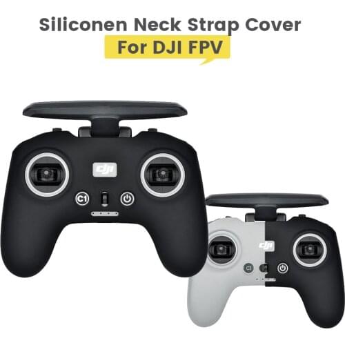 DJI FPV Combo Remote Controller Silicone Sleeve Drone Handle Protective Case Cover Hanging Strap for DJI FPV Drone Accessories