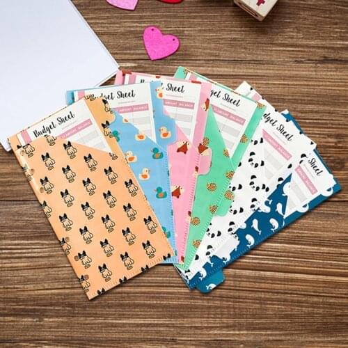 12pcs Budget Envelopes Set Printed Cash Envelopes With 12pcs Budget Sheets Label Stickers Coupon Organizer Wallet