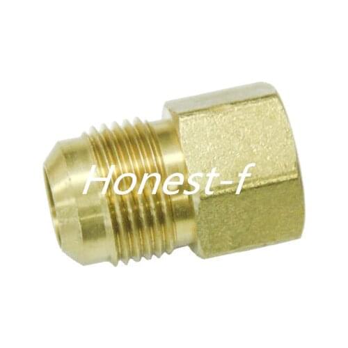 LTWFITTING Brass Flare 3/4" OD x 1/2" Female NPT Connector / Adapter Tube Fitting