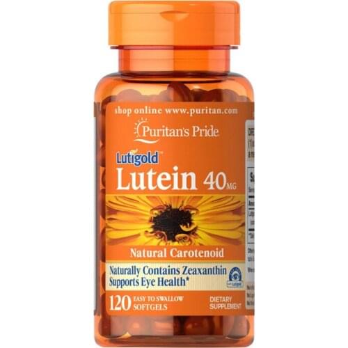Lutein 40mg*120pcs Naturally Contains Zeaxanthin Supports Eye Health Natural Carotnoid Hot Selling