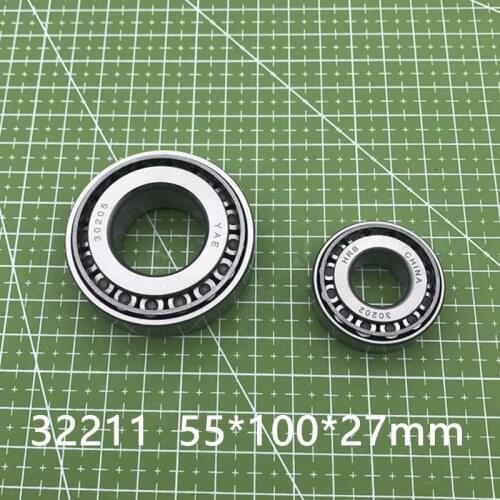 2021 New Hot Sale Bearing 32211 7511e Tapered Roller 55*100*27mm