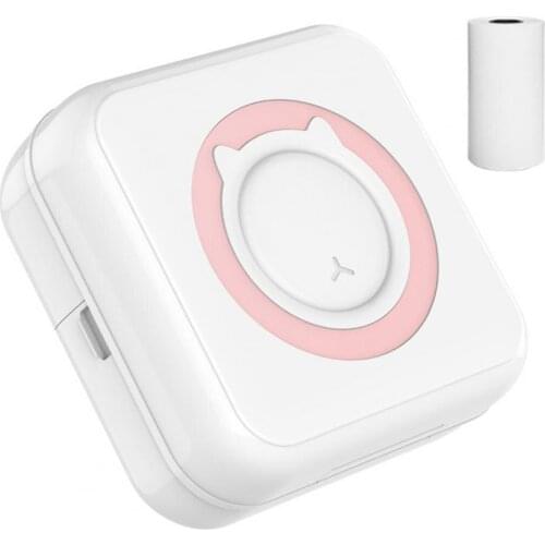Office Electronics Mini Portable Bluetooth Connection 200DPI Wireless Pocket Thermal Printer for Photo Memo List Teacher
