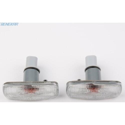 Benekar Front Side Marker Lights Repeater Fender Lamp for Chyrsler Serbring Dodge Jeep