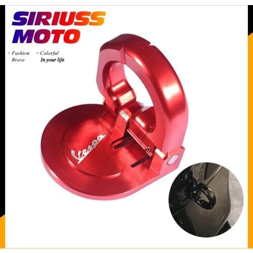 Motorcycle Foldable Storage Helmet Hook Crochet Case for Piaggio Beverly 300 Medley Liberty 150 125 ZIP50 VESPA GTS 300