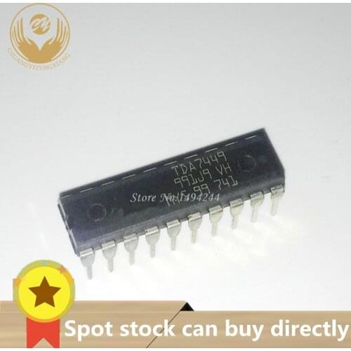 Spot TDA7449 7449 DIP TONE CONTROL DIGITALLY CONTROLLED AUDIO PROCESSOR CNC audio processor 1pcs