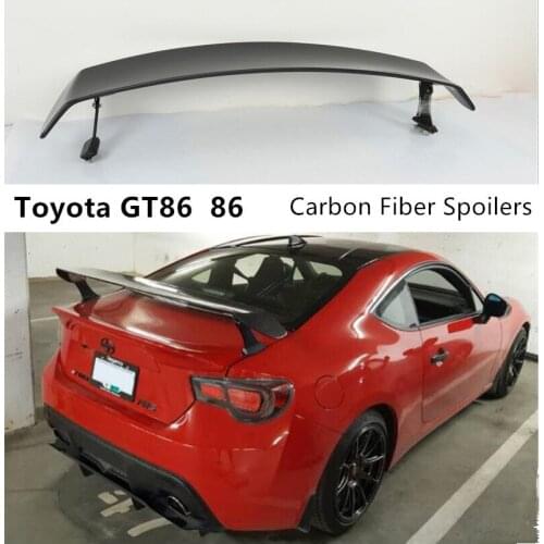 Carbon Fiber Spoilers For Toyota GT86 86 2012 2013 2014 2015 2016 2017 2018 High Quality Wing Lip Spoiler