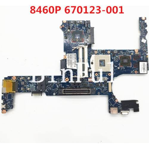 High quality For 8460P 8460W Laptop motherboard 670123-001 670123-501 670123-601 HM65 QM67 DDR3 100% full Tested