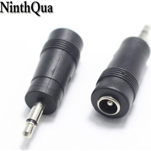 1pcs 3.5mm 2 Pole Male to 5.5*2.1mm Female Plug DC Power Connector Adapter Laptop