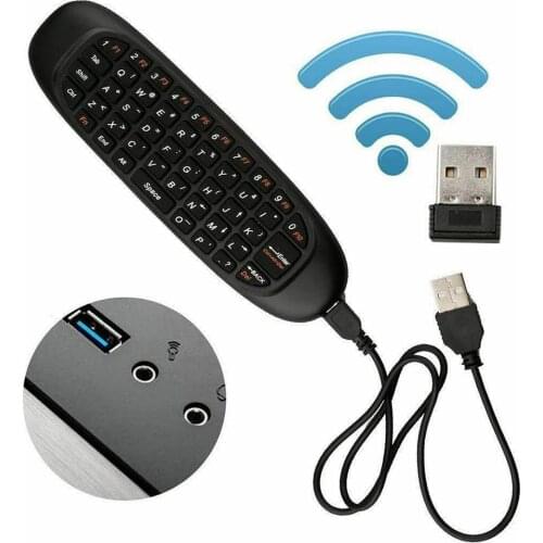7 Backlight Fly Air Mouse Wireless Backlit Keyboard Remote Control 2.4G For Android Smart Rechargeable Tv Box G64 W1B8