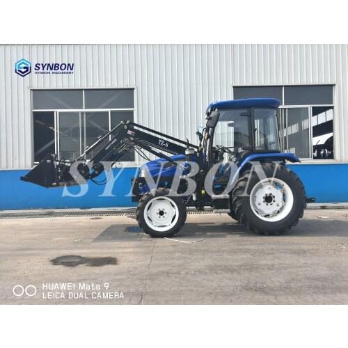 75HP 4 *4 tractor hydraulic farm tractor various agriculture tools agriculture machinery SYNBON 2020 SY754