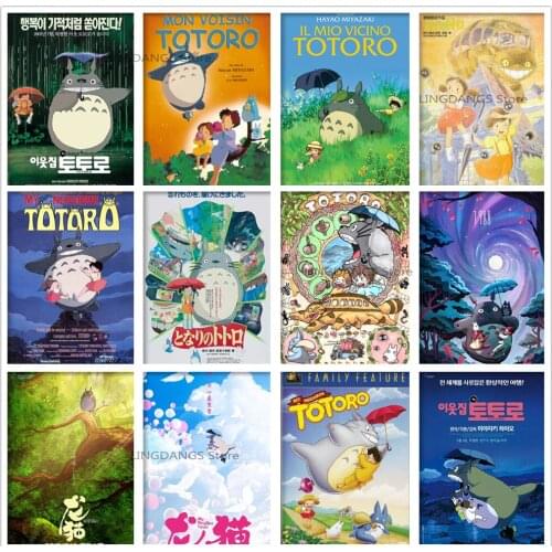 5d Diy Diamond Painting Anime Poster My Neighbour Totoro Cartoon Manga Diamond Mosaic Embroidery Cross Stitch Home Decor Gift
