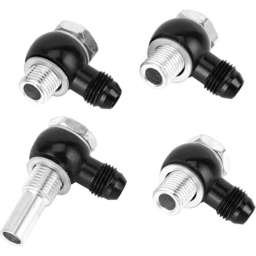 Araba aksesuar oto aksesuar 6AN x 1 / 4NPSM Oil Cooler 90° Banjo Fittings Connecter Fit for GM Transmission Cooler 4L80E 1997