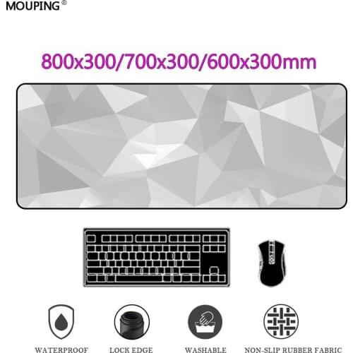 White Mouse Pad Skyrim Black Mousepad Anime Girl Gamer Keyboard Gaming Accessories Space Carpet Computer Table Rug DropShipping