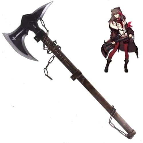 Hot Game Arknights Zima Cosplay Prop Zima Weapons Hammer Axe Halloween Cosplay Gift PU Props for Christmas Fancy Party Event