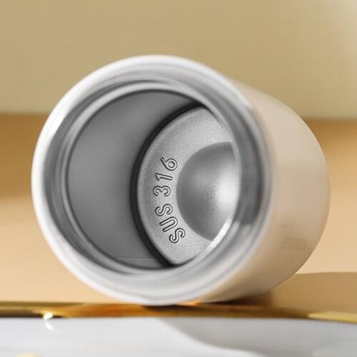 I300ML Water Bottle Insulated Cup with Filter Stainless Steel Tea Bottle Cup with Glass Infuser Separates Tea and Water