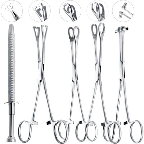 1PC Professional Steel Belly Ear Tongue Septum Lip Piercing Tool Tweezer Clamp Plier Closer,Opener Needle Clamp Body Jewelry
