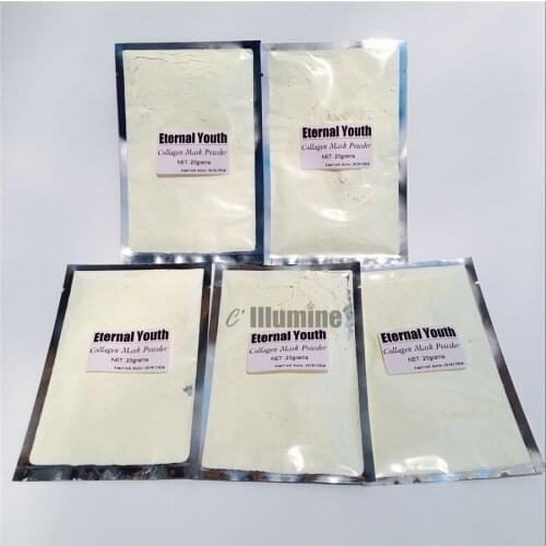Collagen Modeling Soft Mask Peel Off Powder Facical Mask Scars Acne Treatment Control 25g/bag
