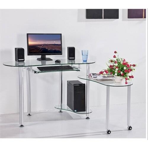 Computer desk. The desk desk. Toughened glass corner desk desk