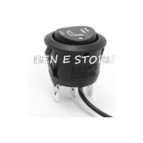 Panel Mount SPDT 3 Pin Car Seat Cushion Heating Switch 12VDC 10A