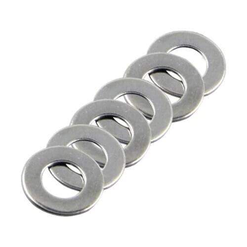 100pcs M8 Stainless steel flat washer insulation gasket metal gasket screw gasket