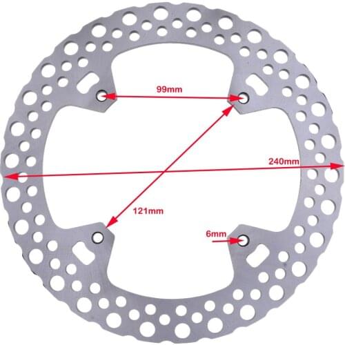 2 Sets Front Rear Brake Disc Rotor For Honda CR 125/250/CRF250R/CRF450R/250X/450X