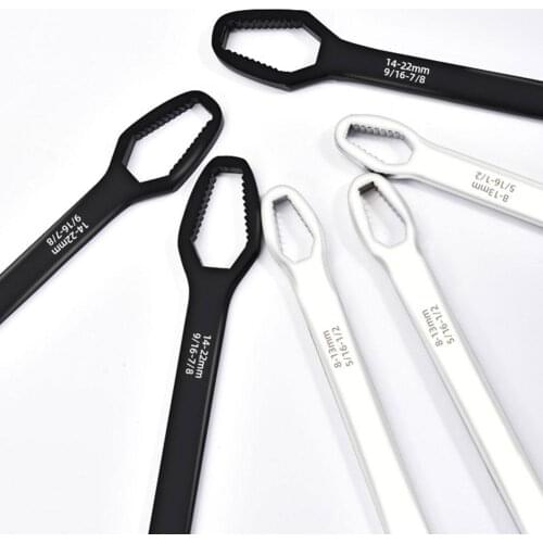 Ratchet Wrench Universal Spanner 8-22mm Double-Head Set Repair Key Bicycle Tools Wrenches Car Screw Hand For Car Nuts C9F5