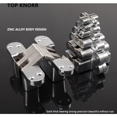 Stainless Steel Hidden Hinge Cross Hinge 7 Specification Hidden Mounting Folding Door Hinged Door Furniture Hardware