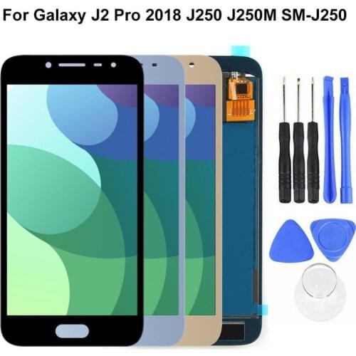 Replacement LCD Touch Screen Digitizer for Samsung Galaxy J2 Pro 2018 J250 J250m Mobile Phone Parts